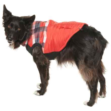 Luv Gear Puffer Dog Jacket - Insulated in Red