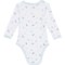 3VUCJ_2 LUXE THREADS Infant Boys Baby Bodysuits - 3-Pack, Long Sleeve