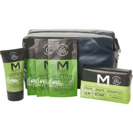 M. BLACK Purifying Facial Cleansing Toiletry Set (For Men) in Multi
