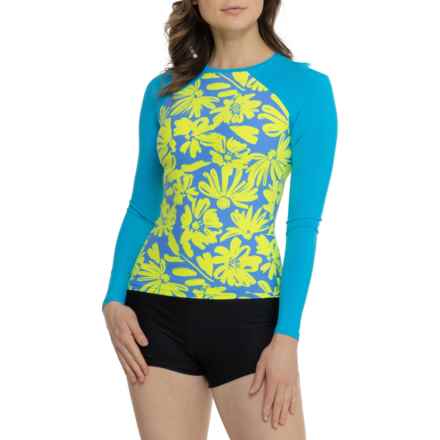 Maaji Diver Rash Guard - Long Sleeve in Blue