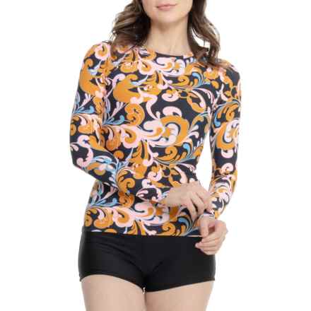 Maaji Diver Rash Guard - Long Sleeve in Floral
