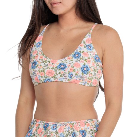Maaji Grandma’s Garden Blush Bikini Top - Reversible in Multi