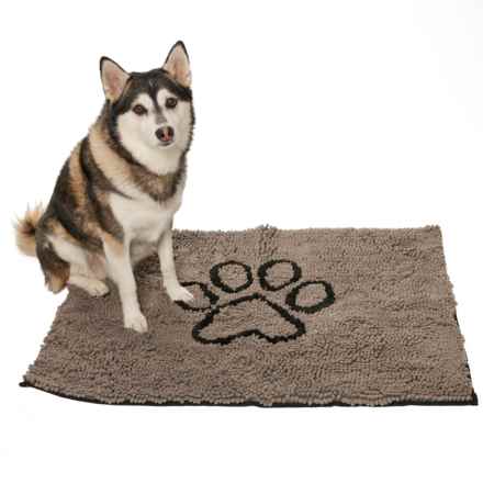 Mac & Molly Classic Paw Pet Doormat - 35x27” in Fungi/Black