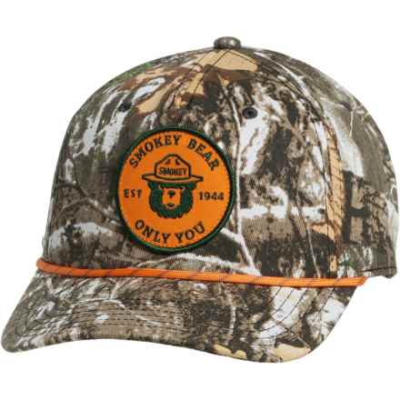 Mad Engine 16 USC 580 P-1 Smokey Baseball Cap in Forest Camo