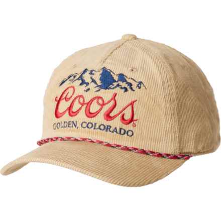 Mad Engine Coors Rockies 3 Rope Baseball Cap in Tan