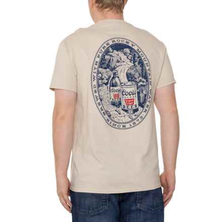 Mad Engine Coors Waterfall T-Shirt - Short Sleeve in Cream
