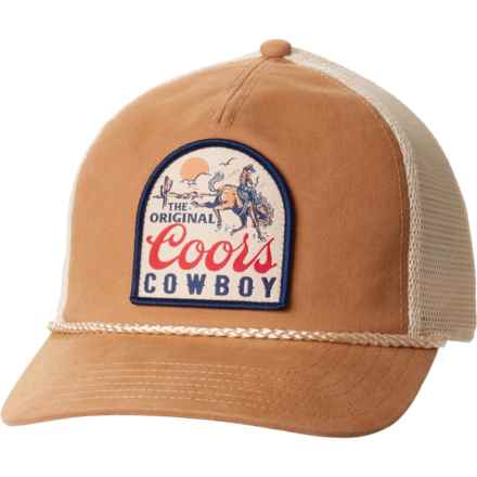 Mad Engine Original Coors Cowboy Baseball Cap in Tan