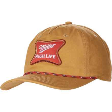 Mad Engine Simple Miller High Logo Baseball Cap in Lightbrown