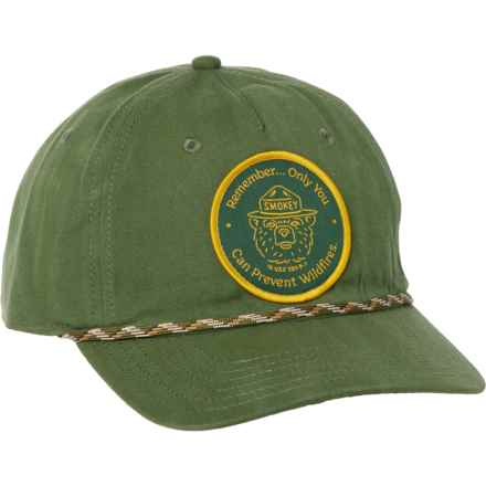 Mad Engine Smokey Simple Circle Logo Trucker Hat (For Men) in Green