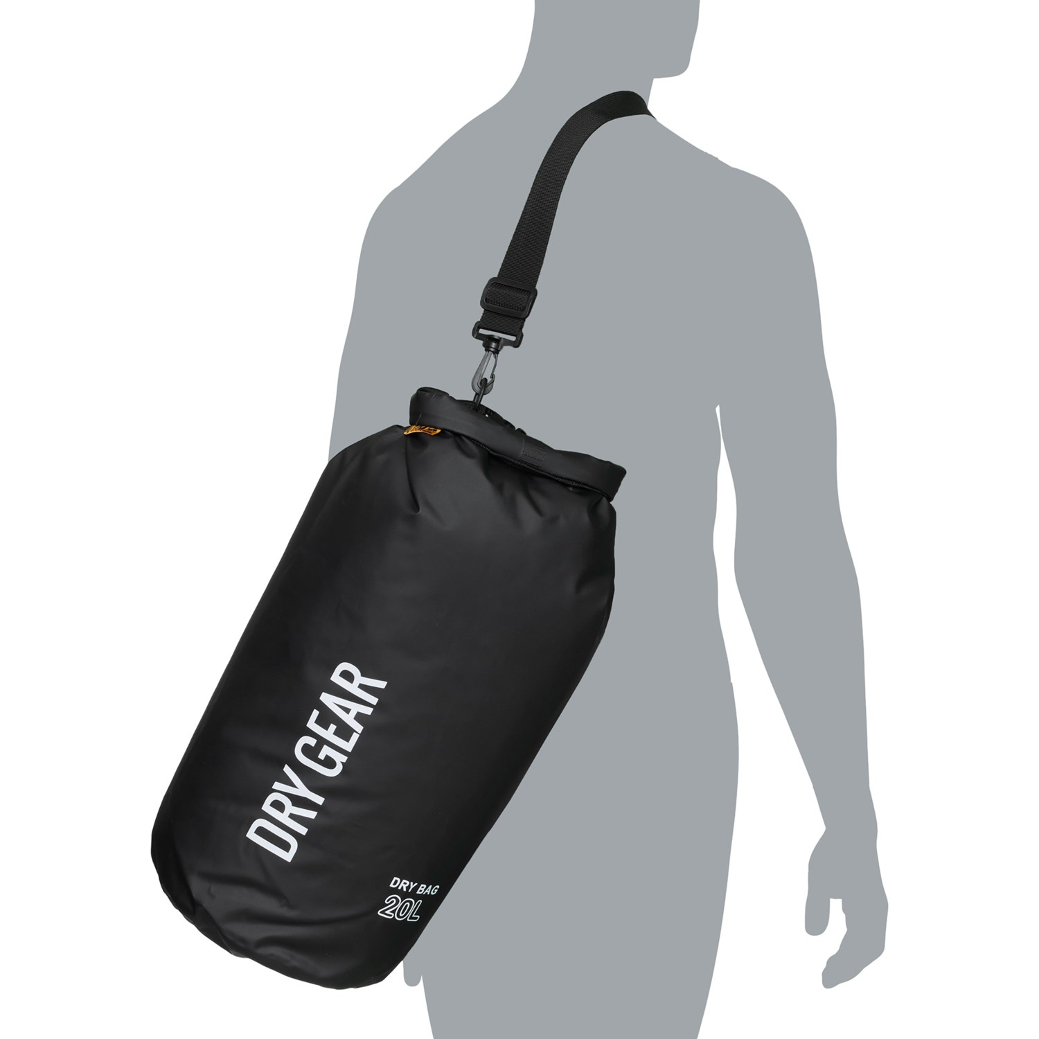 Mad Man 20 L Dry Gear Daypack - Waterproof, Black - Save 66%