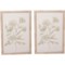 Made in Canada 17x25” Faded Flowers Wall Art - 2-Pack in Multi
