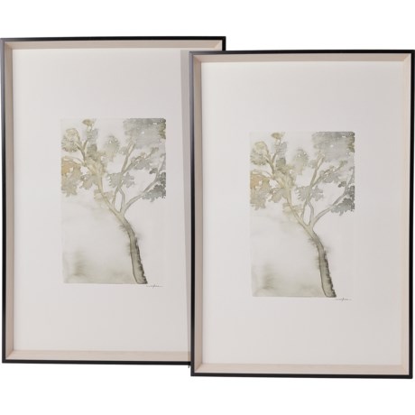 Made in Canada 17x25” Tree Study Wall Art - 2-Pack in Multi