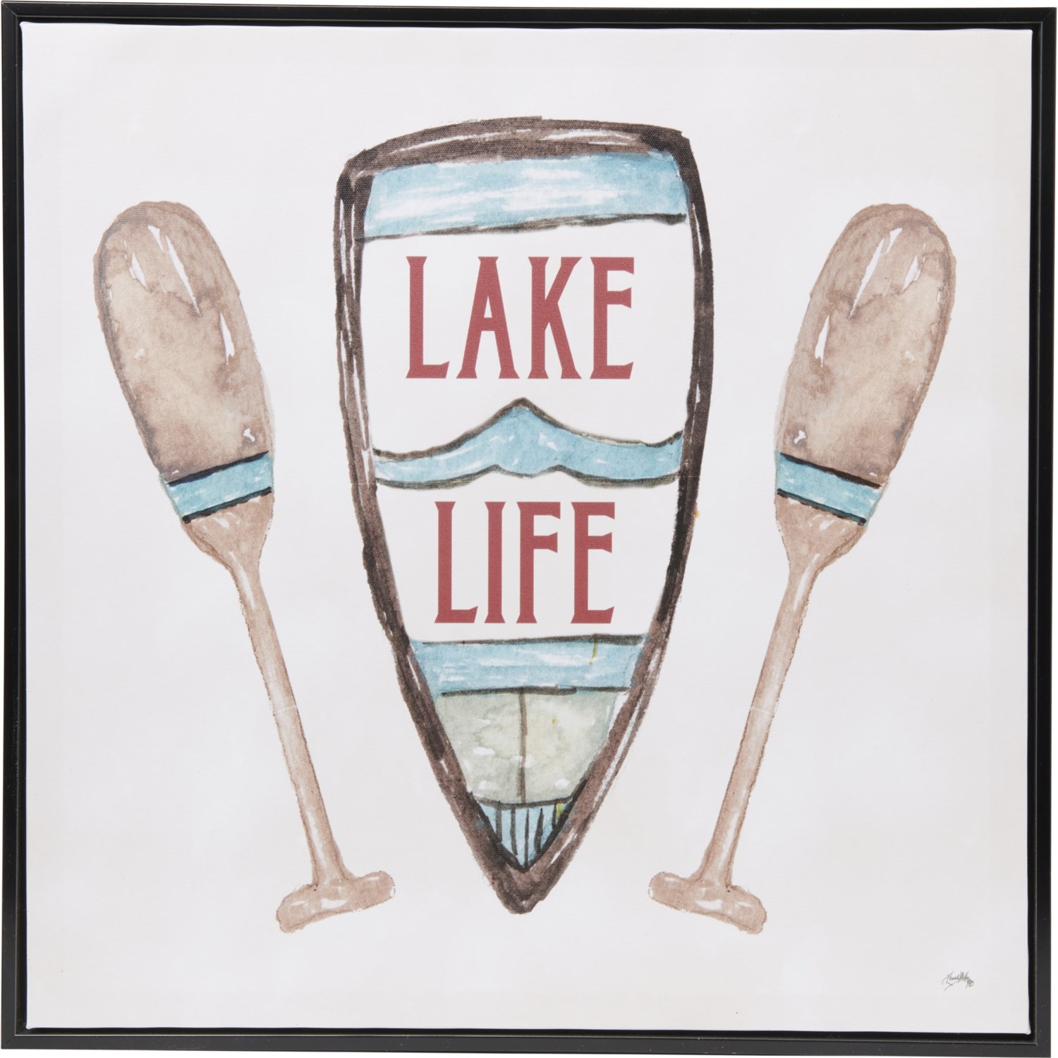 Made in Canada 2x20” Lake Life Wall Decor Save 28