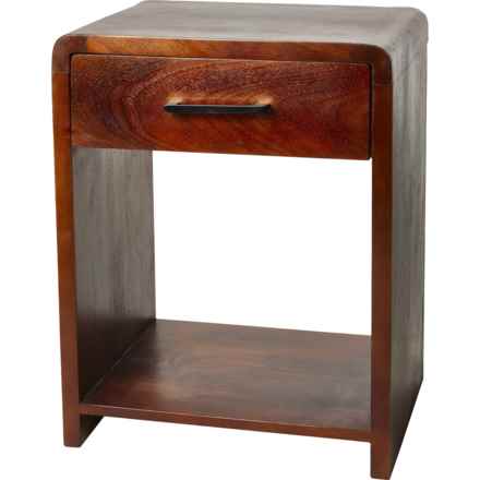 Made in India Bedside Table - 18x14x23” in Brown