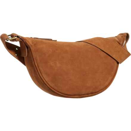 Made in India Shoulder Bag - Suede in Chocolate 1