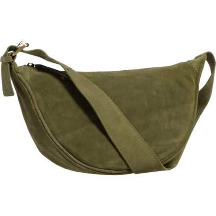 Made in India Shoulder Bag - Suede in Olive