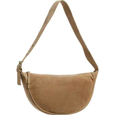 Made in India Shoulder Bag - Suede in Tobacco