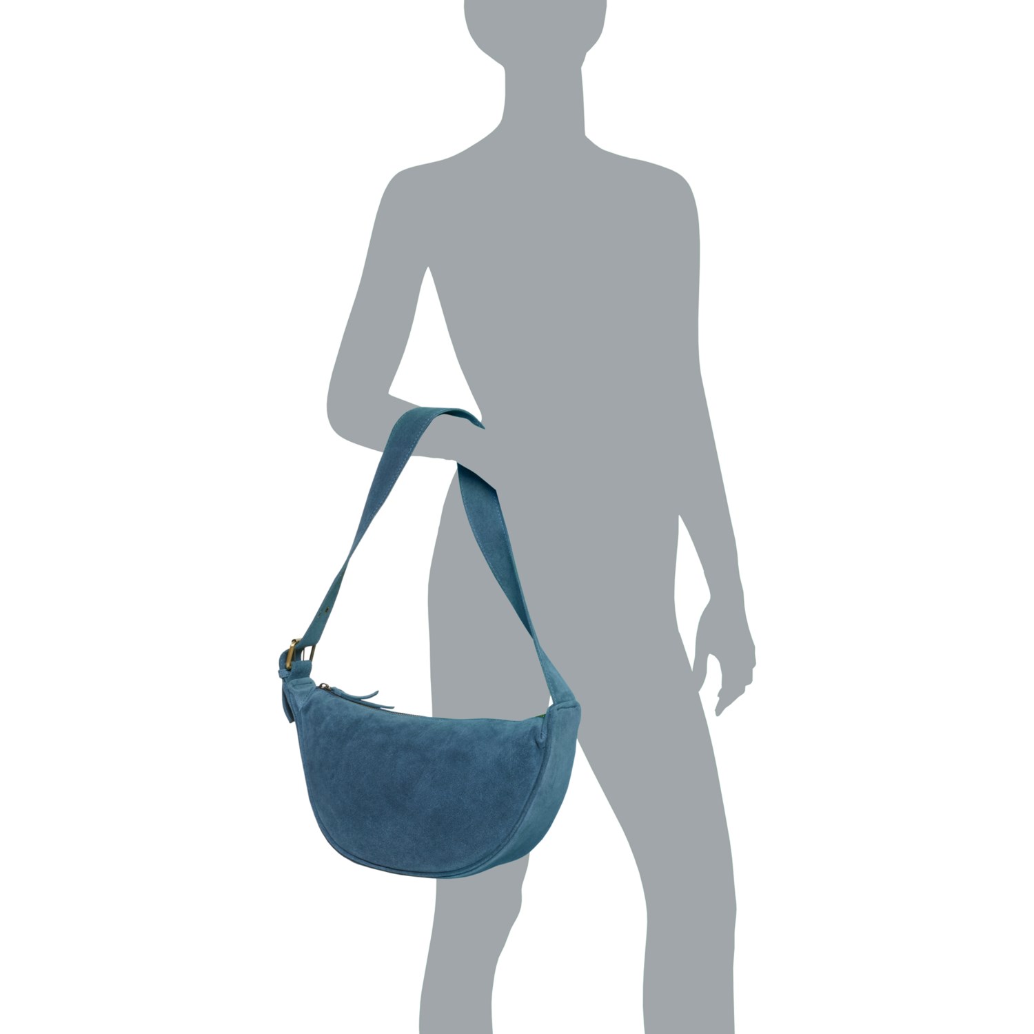 Made in India Shoulder Bag - Suede - Save 58%