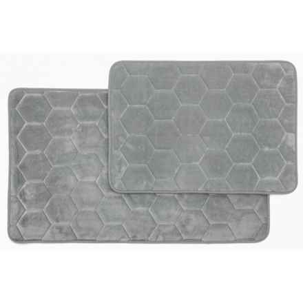 Bath Rugs Average Savings Of 38 At Sierra Trading Post Madison Home Honey Memory Foam Bath Rugs Set Of 2 In Silver Closeouts