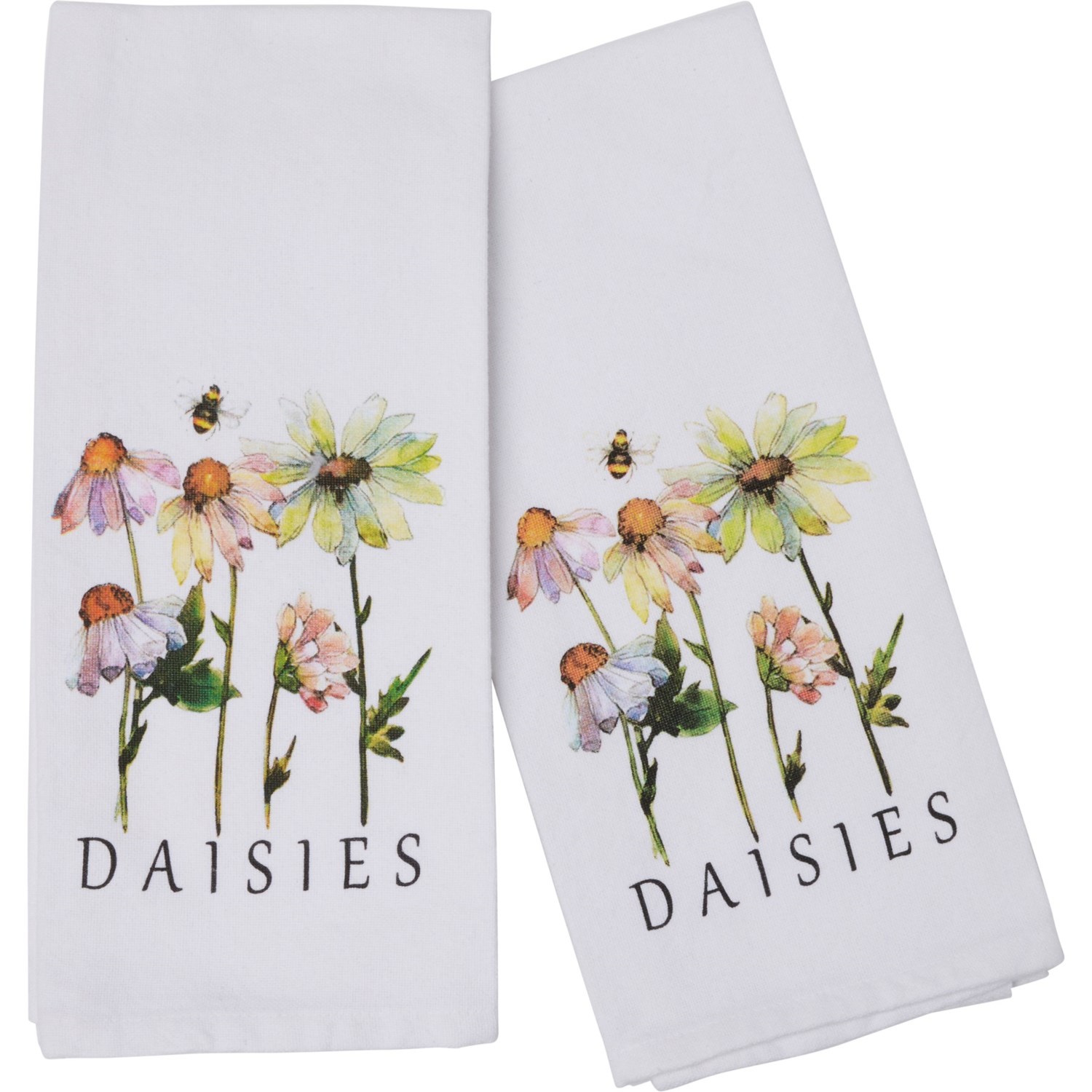 Madison Studio Daisies Kitchen Towel Set 2Pack, 18x28” Save 42