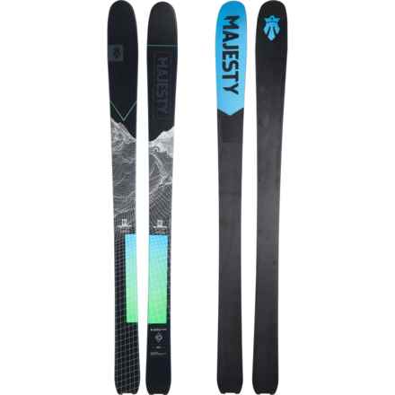 Majesty Skis Superwolf Touring Carbon Alpine Skis (For Men) in Black/Blue