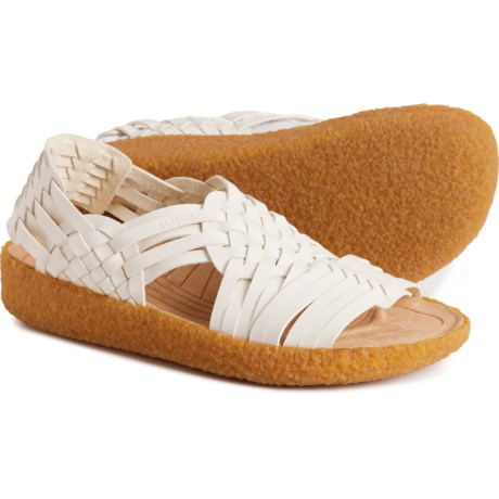 MALIBU SANDALS Canyon Sandals - Vegan Leather (For Women) in Off-White/Tan