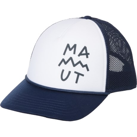 Mammut Crag Baseball Cap (For Men) in Marine/White