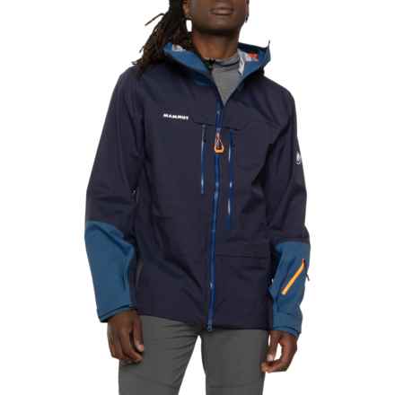 Mammut Haldigrat Air Hooded Hard Shell Jacket - Waterproof in Marine/Deep Ice