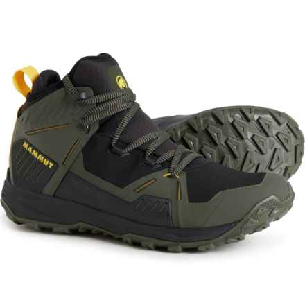 Mammut Saentis Pro Hiking Boots - Waterproof (For Men) in Dark Iguana-Freesia