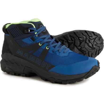 Mammut Sertig II Mid Gore-Tex® Hiking Boots - Waterproof (For Men) in Deep Ice-Black
