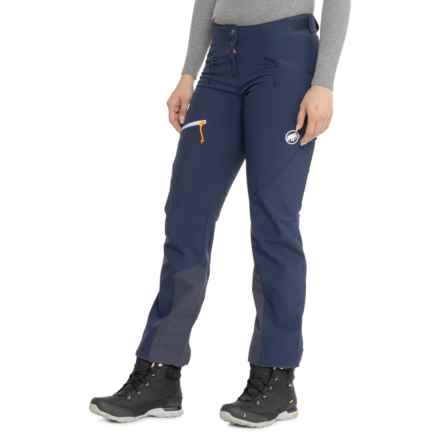 Mammut Taiss Guide Soft Shell Ski Pants in Marine