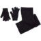 204CV_2 Manzella Aloe Gloves and Scarf Set (For Women)