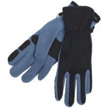 Manzella Equinox Gloves - Windproof, Fleece (For Women) in Blue - Closeouts
