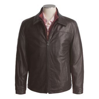 Marc New York by Andrew Marc Carter Coat - Polished Lamb Leather (For Men) in Espresso