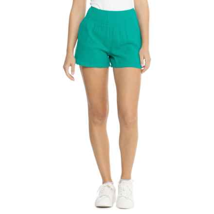 Marine Layer Cali Double-Cloth Shorts in Spruce