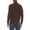 251CT_2 Mark Law Textured Zip Neck Sweater (For Men)