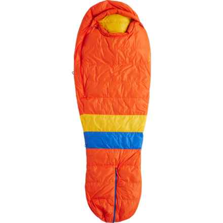 Marmot 40°F Always Summer Down Sleeping Bag - Long, 650 Fill Power, Mummy in Red Sun/Solar