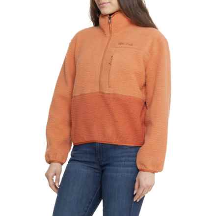 Marmot Aros Fleece Jacket - Zip Neck in Sunburn/Auburn