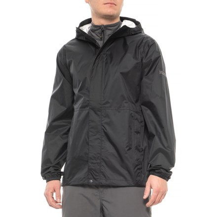 R699715-69701-BLK Men/'s Black Full Length All Year Round Raincoat