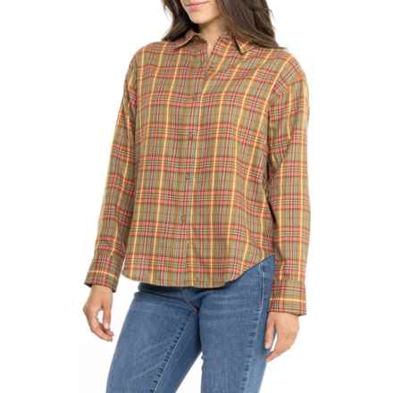 Marmot Fairfax Lightweight Novelty Flannel Shirt - Long Sleeve in Grapefruit