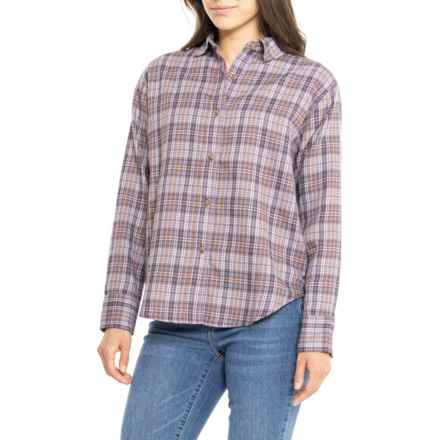 Marmot Fairfax Lightweight Novelty Flannel Shirt - Long Sleeve in Hazy Purple