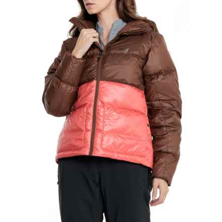 Marmot Guides Down Hoodie - 700 Fill Power in Pinecone/Grapefruit