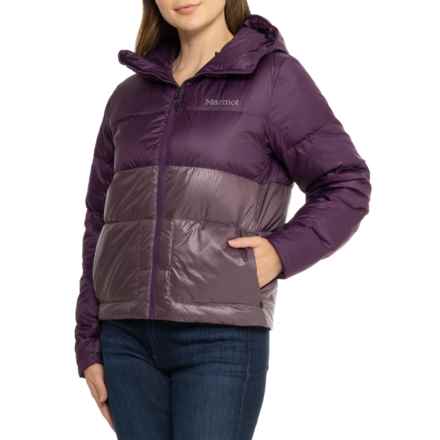 Marmot Guides Down Hoodie - 700 Fill Power in Purple Fig/Hazy Purple
