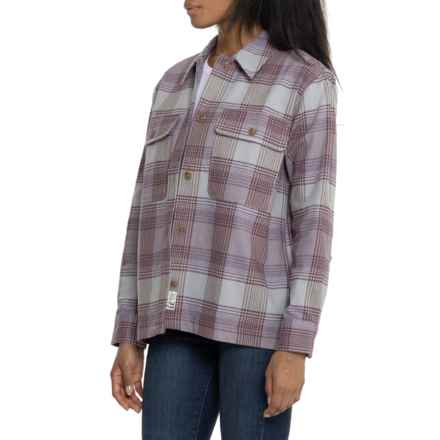 Marmot Incline Heavyweight Flannel Shirt - Long Sleeve in Hazy Purple