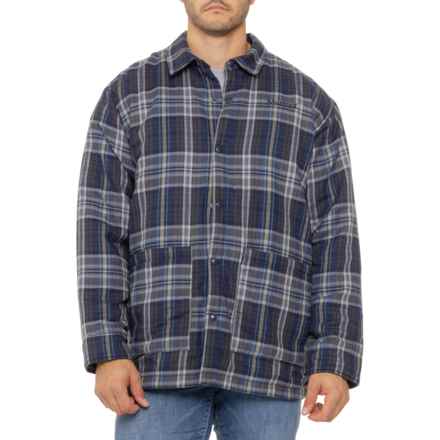 Marmot Lanigan Flannel PrimaLoft® Chore Coat - Insulated in Arctic Navy