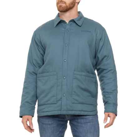 Marmot Lanigan Flannel PrimaLoft® Chore Coat - Insulated in Moon River
