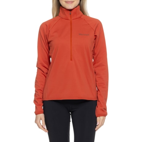 Marmot Leconte Tech Grid Fleece Sweater - Zip Neck