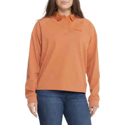 Marmot Mountain Works Rugby Shirt - UPF 50, Long Sleeve in Sunburn