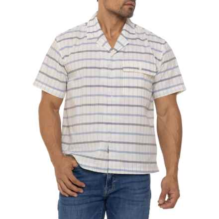 Marmot Muir Camp Novelty Shirt - Short Sleeve in Blue Bonnet Marco Plaid
