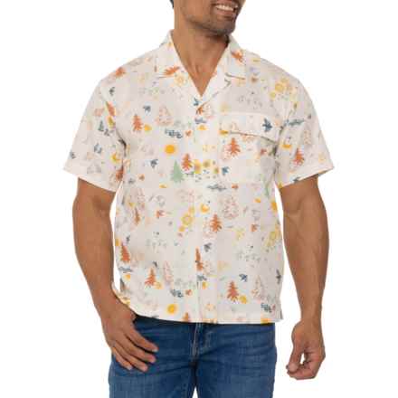 Marmot Muir Camp Novelty Shirt - Short Sleeve in Papyrus Trail Mix